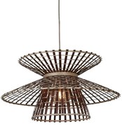 Lustra/Pendul Eco, Bambus, Machu Picchu, natural/maro