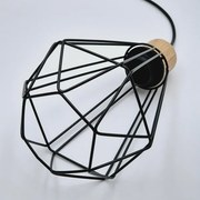 Lustră pe cablu Brilagi WOODY BASKET 1xE27/60W/230V stejar