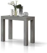 Consola extensibila tip masa ADELLE - GRI CIMENT - 300 cm/90 cm /76 cm - 12