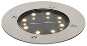 Reflector modern la sol din oțel cu LED IP65 Solar - Terry