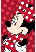 Pătură pentru copii Jerry Fabrics Minnie Red, 100 x 150 cm