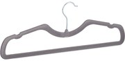 Umerase haine acoperite cu catifea 50 bucati Gri Latime 42 cm