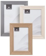 Rame maro/în culoare naturală cu picior de susținere/de agățat 3 buc. 14x19 cm – Casa Selección