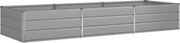 vidaXL Jardinieră Gri deschis 290 x 100 x 45 cm Oțel Galvanizat