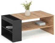 Măsuță de cafea Ingenio, stejar artisan / negru