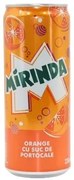 Bautura carbogazoasa Mirinda cu suc de portocale 0.33L