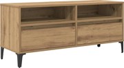 vidaXL Cabinet TV cu sertar Stejar Artizanal 100 x 34,5 x 44,5 cm