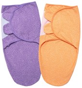 Set 2 sisteme de infasat reglabil din bumbac 0-3 luni Kidizi  All Spots, 100% bumbac