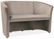 Canapea TM-2 velvet bej închis/wenge Blu40