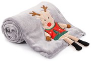 Pătură de Crăciun 4Home Xmas Reindeer, 150 x 200cm