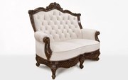 Canapea lemn masiv Piero Piele Naturala 2/3 locuri - 160x80x120cm