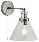 Aplica de perete design clasic Pyramid silver satin 1277SS SRT