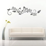 Sticker perete Black Flower Decor 10