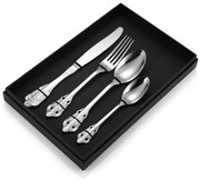 Set 4 tacamuri retro,TRENDY S,crom