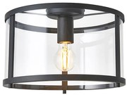 Plafonieră Endon 101540 HOPTON 1xE27/10W/230V negru