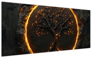 Tablou – Arborele vieții în lavă II. (120x50 cm)