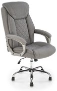 Scaun de birou Helder 2 piele ecologica gri H120 cm