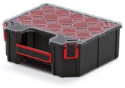 Organizator servieta 28,4 × 24,3 × 10,5 cm, cutii, negru