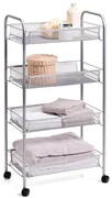 Raft universal metalic gri Troll 2, metal, 42,5 x 26 x 83,5 cm