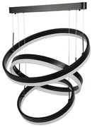 Lustră LED dimabilă pe cablu LED/86W/230V 3000K negru