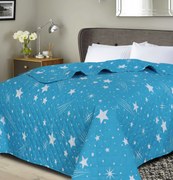 Cuvertura de pat NIGHT SKY DIAMOND, turcoaz Dimensiune: 220 x 240 cm