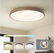 Brilagi - Plafonieră LED POOL, 100 W, 230 V, 3000/4000/6000 K, 80 cm, maro
