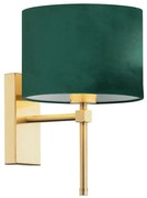 Lampă de perete ABBANO 1xE27/15W/230V alamă/verde Argon 8107