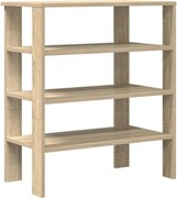 vidaXL Suport de pantofi, stejar sonoma, 61x32x70 cm, lemn prelucrat