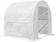 Tunel de plastic alb 2x2.5m Garden Point