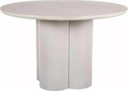 Masa rotunda Rosalia gri deschis ø120/h74 cm