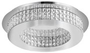 Plafoniera, Lustra LED aplicata design modern Zeffari, crom