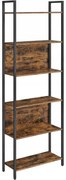 Biblioteca TAYLOR 6 polite 186x60cm, rustic maro
