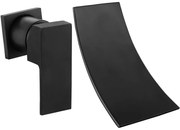 Mexen Celia baterie de lavoar încastrată, neagră - 747415-70