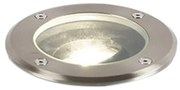 Spot îngropat inteligent pentru exterior din oțel inoxidabil, inclusiv WiFi GU10 IP65 - Delux