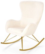 Fotoliu balansoar Leonia (crem + auriu). Promo -6%. 1039483