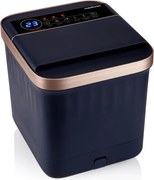 Resigilat: Cadita cu hidromasaj Medivon Hydro Foot Spa, 520W, 20L, 35-48°C, Mod Surf, Telecomanda, Lumina infrarosie, Afisaj, Albastru inchis / Auriu