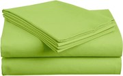 Cearsaf din bumbac 140x240 cm verde, 100% bumbac