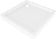 Mexen Flow+ cadă de duș pătrată 80 x 80 cm, alb lucios - 46S108080H
