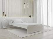 Pat de o persoana Culoare alb, IKAROS 90 x 200 cm Saltele: Cu saltele Somnia 18 cm, Somiera pat: Cu lamele drepte