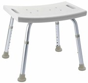 SAPHO A00601101 Scaun pentru persoane cu handicap,înălțime reglabilă, alb