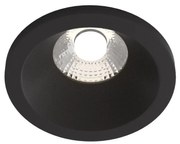 Spot LED incastrabil dimabil design tehnic IP65 Zoom negru 8,5cm