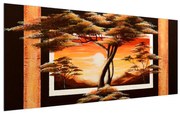 Tablou cu copaci în savana (120x50 cm), în 40 de alte dimensiuni noi