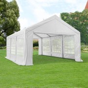 Juskys Cort petrecere Gala 4 x 6 m - alb
