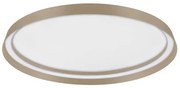 Plafoniera LED design modern circular ORMI brown D-60cm