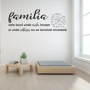 Sticker perete Familia, papadie