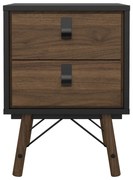 Noptieră maro închis Ry – Tvilum