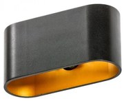 Aplica de perete ambientala VEGA negru/auriu