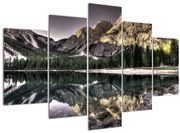Tablou cu lac montan (150x105 cm)