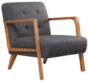 Fotoliu Kemer Dark Grey