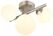 Plafoniera 3L design modern Riha nichel